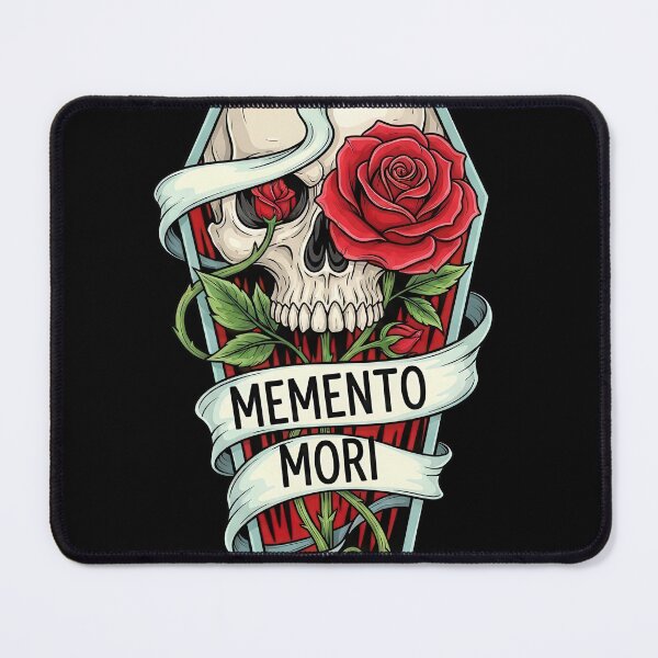 Item preview, Memento Skull on Coffin Shape with Roses designed and sold by nuel-art.