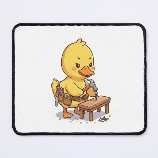 Item preview, Cute Duck Carpenter Building designed and sold by Ella_Sketch.