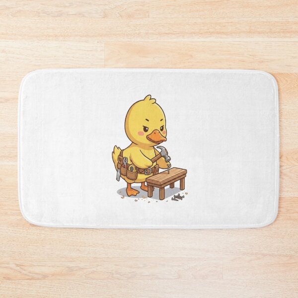 Item preview, Cute Duck Carpenter Building designed and sold by Ella_Sketch.
