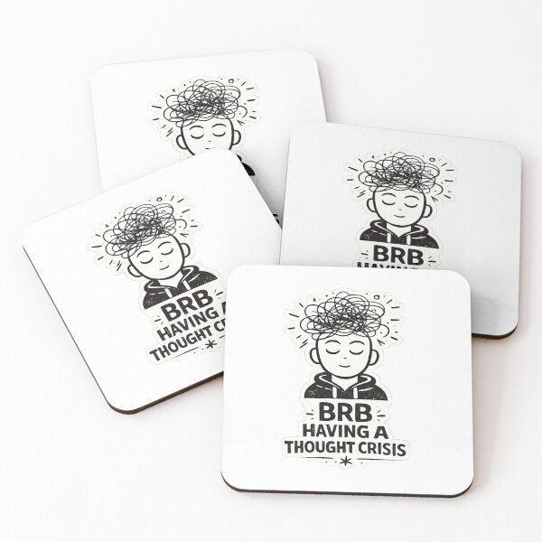 Item preview, BRB Thought Crisis Meme designed and sold by Anantha's Studio.