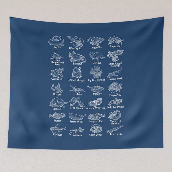 Item preview, Deep Sea Creatures Marine Biology Biologist Ecologist Chart designed and sold by GrandeDuc.