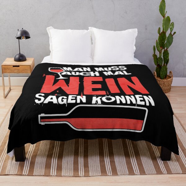 Item preview, Funny German Wine Quote Shirt "Man muss auch mal Wein sagen können" (You Have to Be Able to Say Wine Sometimes) T-Shirt, Wine Lover Gift, Drinking Humor Tee, Oktoberfest Party Shirt designed and sold by EichStore.