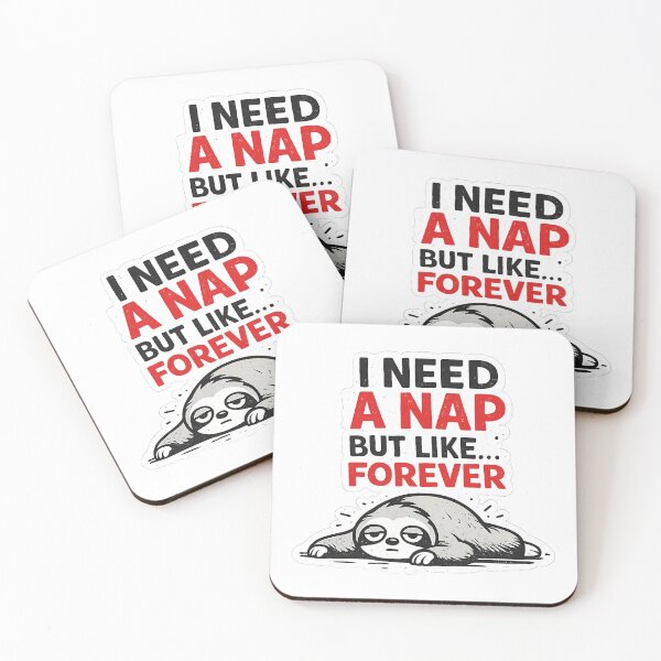 Item preview, Nap Forever Sleepy Sloth designed and sold by Anantha's Studio.