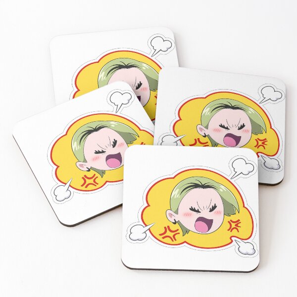 Item preview, Angry Anime Girl Cloud Sticker designed and sold by rajaansariT.