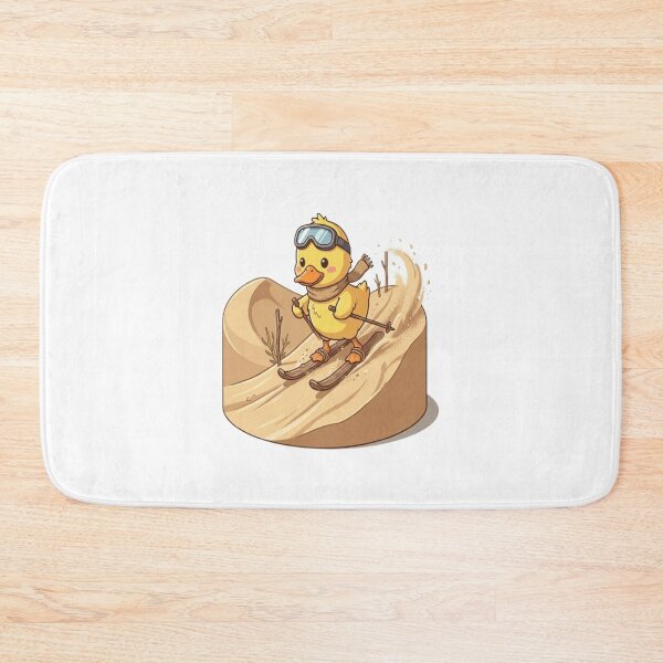Item preview, Cute Kawaii Duck Sand Skiing designed and sold by Ella_Sketch.