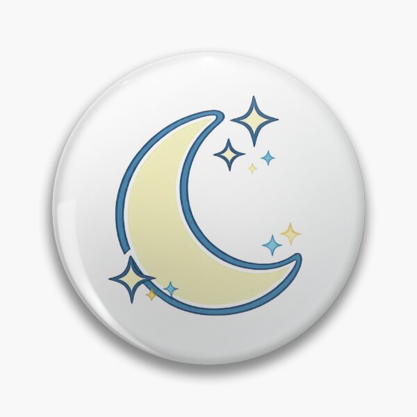 Item preview, Cute Crescent Moon and Stars Kawaii Night Sky Pastel Aesthetic designed and sold by Lansangsan.