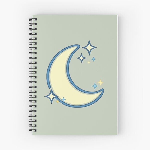 Item preview, Cute Crescent Moon and Stars Kawaii Night Sky Pastel Aesthetic designed and sold by Lansangsan.