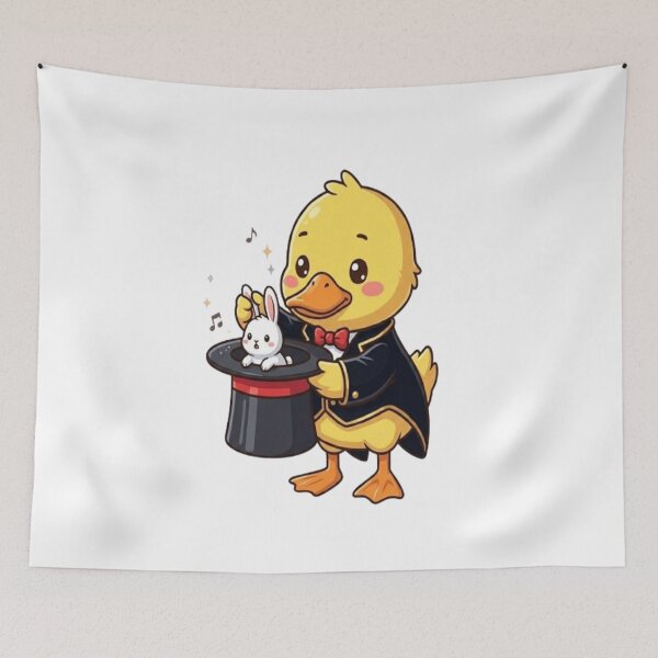 Item preview, Cute Magician Duck Character designed and sold by Ella_Sketch.
