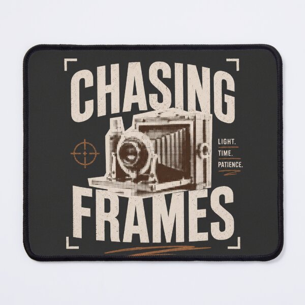 Item preview, Chasing Frames Vintage Camera T-Shirt – Retro Photography Design designed and sold by Random Designs.