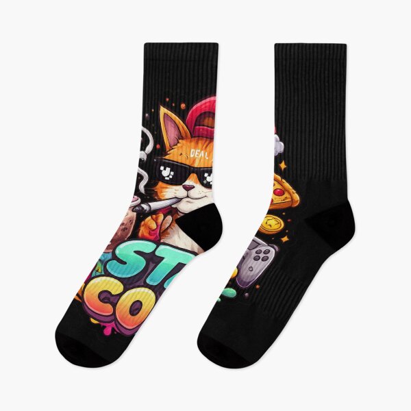 Item preview, Stay Cool Vibes – Chill Cat Streetwear Aesthetic Design designed and sold by WinterStorm01.