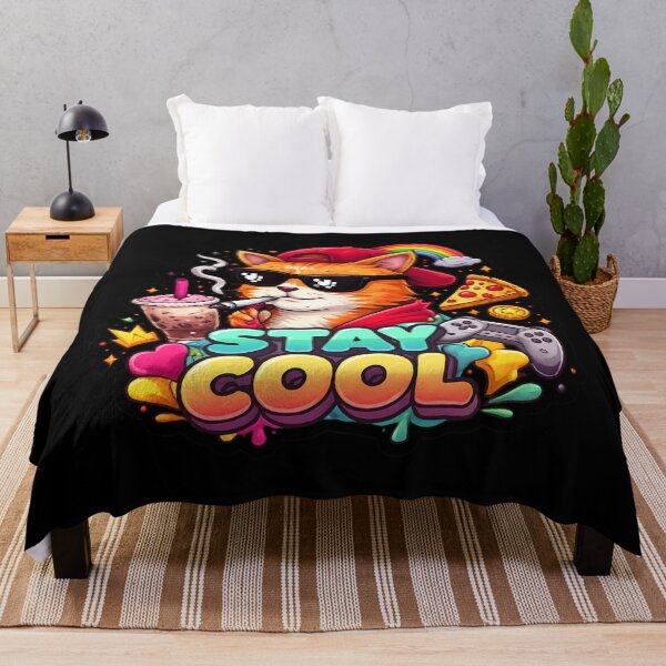 Item preview, Stay Cool Vibes – Chill Cat Streetwear Aesthetic Design designed and sold by WinterStorm01.