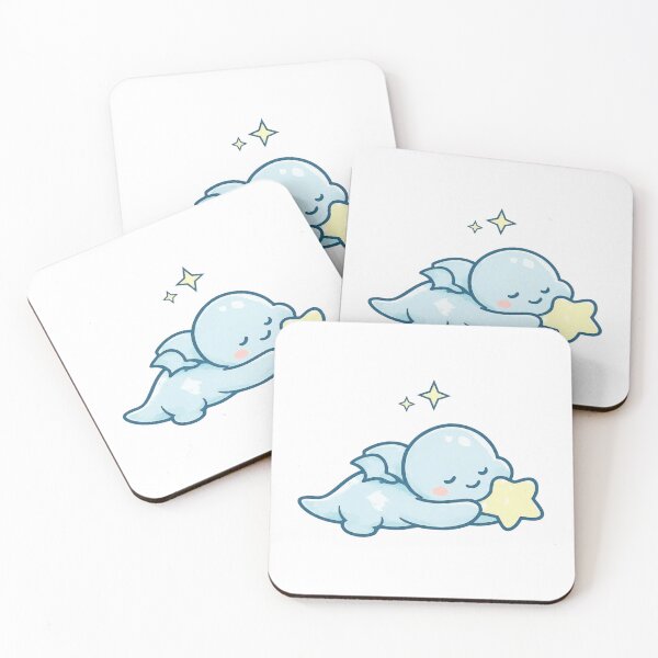 Item preview, Cute Sleeping Blue Dinosaur Hugging Star Kawaii Pastel Aesthetic designed and sold by Lansangsan.