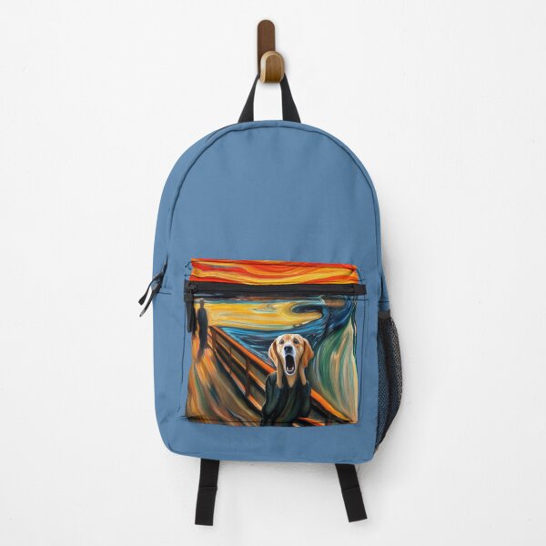 Item preview, Munch Scream Dog parody of Edvard Munch painting designed and sold by ArtUnova.
