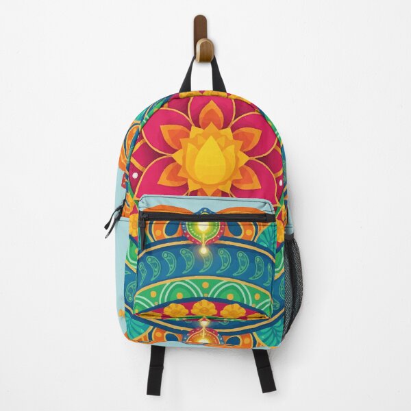 Item preview, Vibrant festive Indian rangoli design designed and sold by Heaven1111.