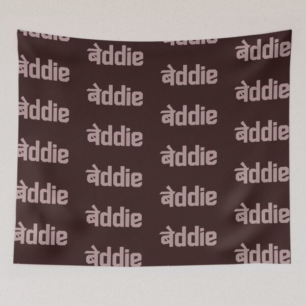 Item preview, Baddie Hindi Typography Design | Confident Aesthetic Bold Text Art designed and sold by lilacWhim.