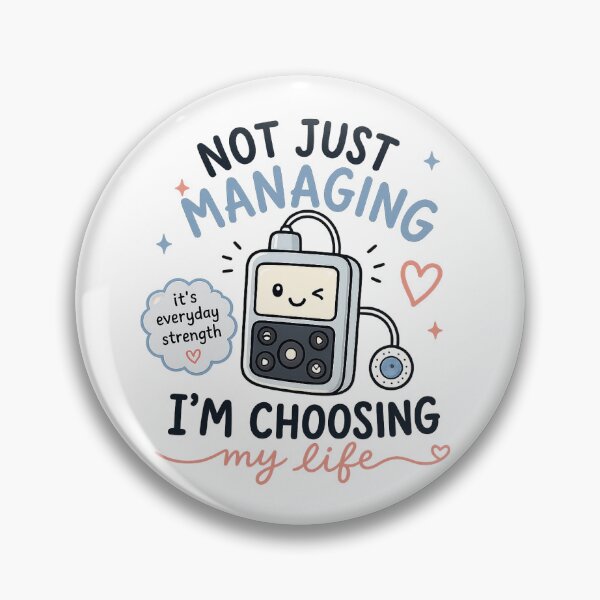 Item preview, Choosing my life as a diabetic  designed and sold by CloudieDesigns.