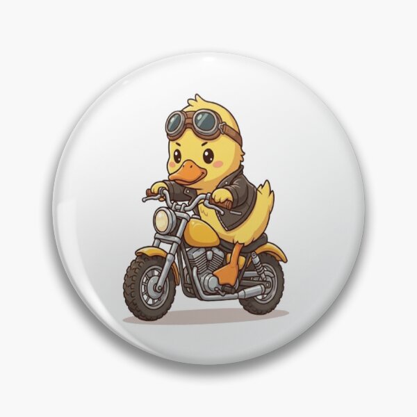 Item preview, Cute Biker Duck designed and sold by Ella_Sketch.