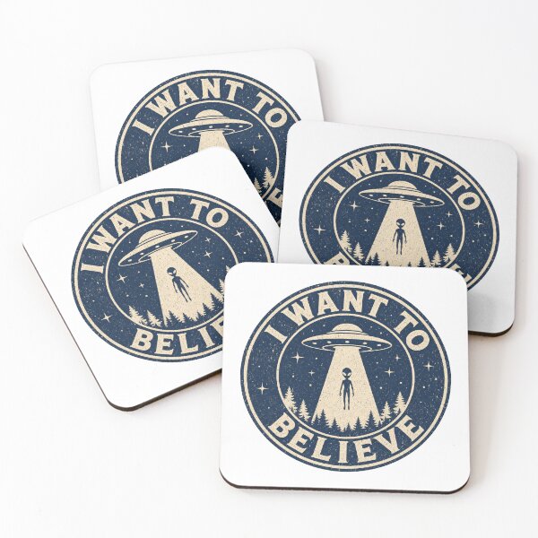 Item preview, I Want To Believe Roswell 1947 Vintage UFO Alien Conspiracy X Files Aesthetic designed and sold by Amnesia-Proto.