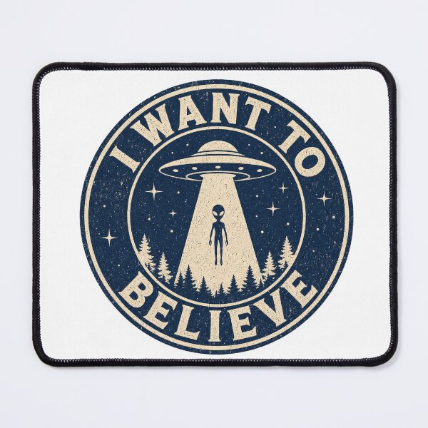 Item preview, I Want To Believe Roswell 1947 Vintage UFO Alien Conspiracy X Files Aesthetic designed and sold by Amnesia-Proto.