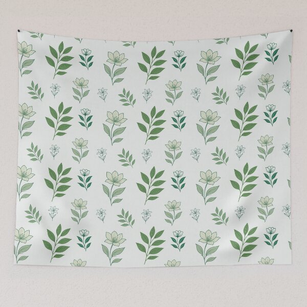 Item preview, Green Floral Pattern designed and sold by LifeParody.