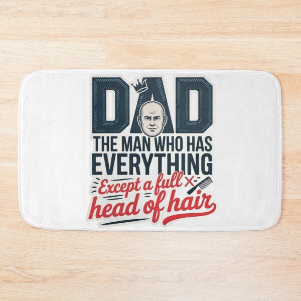Item preview, Funny Bald Dad Gift The Man Who Has Everything T-Shirt designed and sold by MerchlyMike.