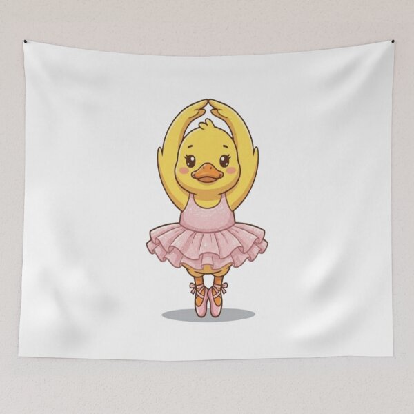 Item preview, Cute Ballerina Duck designed and sold by Ella_Sketch.