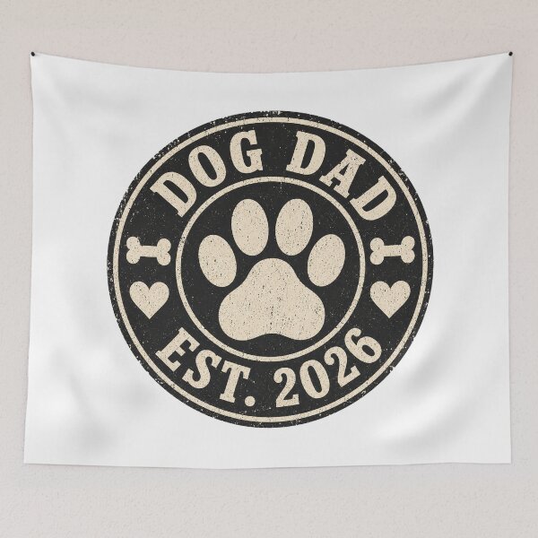 Item preview, Dog Dad Est 2026 Vintage Badge Father's Day Gift First Time Dog Owner designed and sold by Amnesia-Proto.