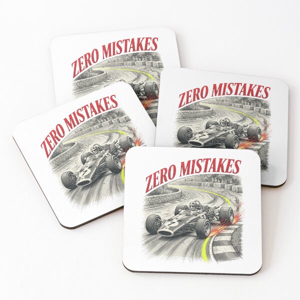 Item preview, Vintage Race Car Zero Mistakes Motivational T-Shirt designed and sold by MaynyStudio.