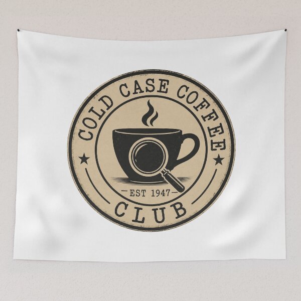 Item preview, Cold Case Coffee Club Est 1947 Vintage True Crime Detective Aesthetic designed and sold by Amnesia-Proto.
