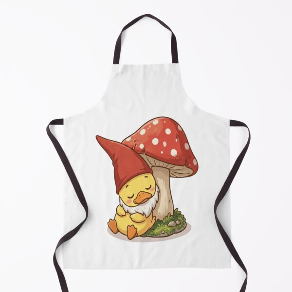 Item preview, Cute Duck Gnome Sleeping Mushroom designed and sold by Ella_Sketch.