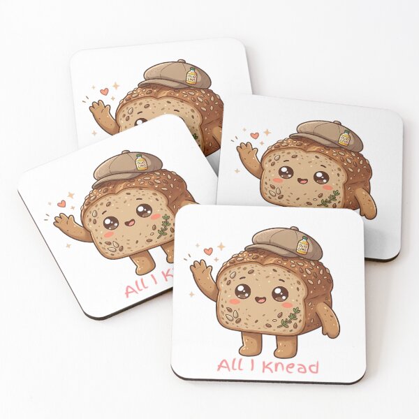 Item preview, My Kind of Healthy Bread - Cute Artisan Whole Grain Kawaii designed and sold by jo-e-basta.