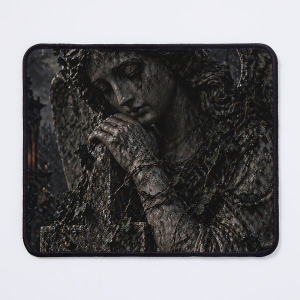 Item preview, Gothic Angel Statue Cemetery designed and sold by cabinet-occulte.