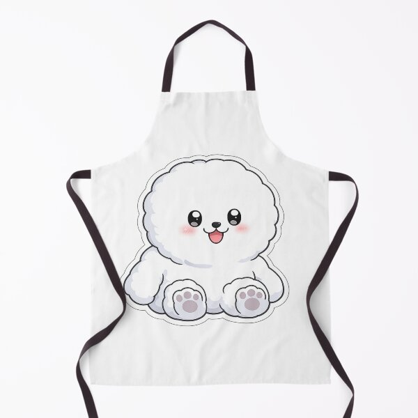 Item preview, Cute White Puppy Sticker | Kawaii Dog Cartoon designed and sold by rajaansariT.