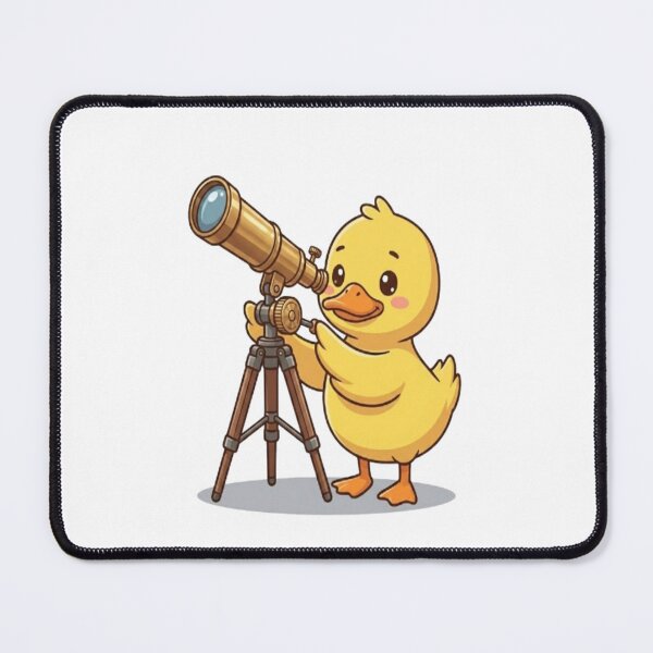Item preview, Cute Duck Looking Through Telescope designed and sold by Ella_Sketch.