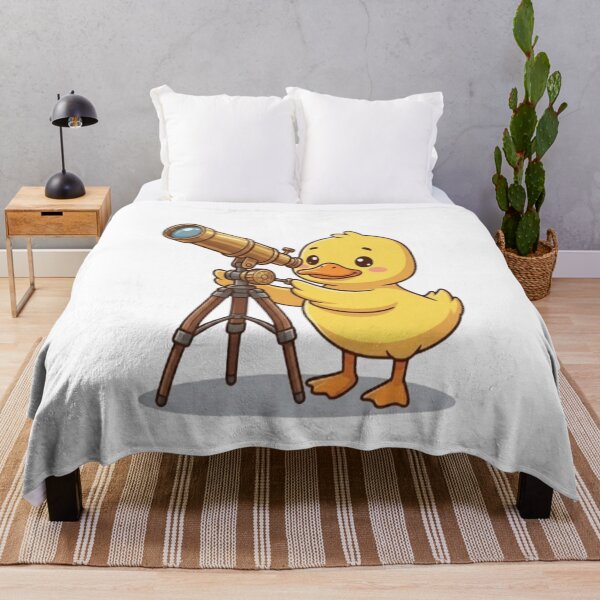 Item preview, Cute Duck Looking Through Telescope designed and sold by Ella_Sketch.