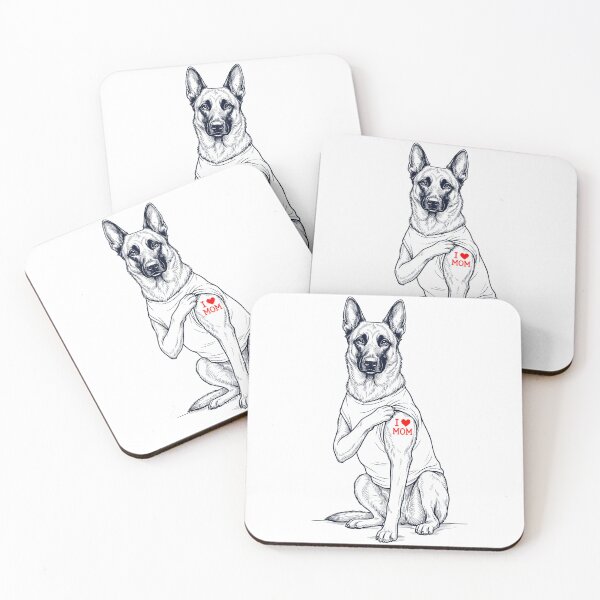 Item preview, Vintage Dutch Shepherd Mom Tattoo Dog Lover designed and sold by TerryConnells.