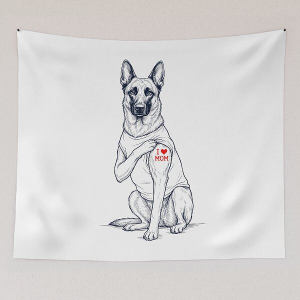 Item preview, Vintage Dutch Shepherd Mom Tattoo Dog Lover designed and sold by TerryConnells.