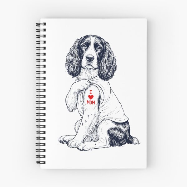 Item preview, Vintage English Springer Spaniel Mom Tattoo Dog Lover designed and sold by TerryConnells.