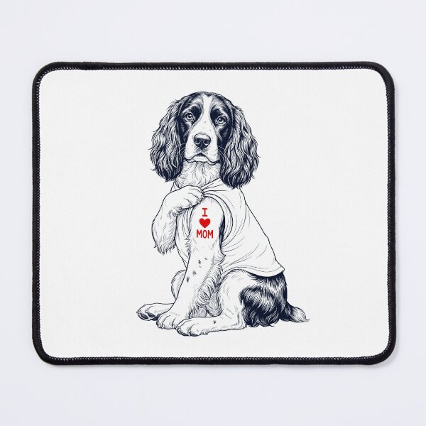 Item preview, Vintage English Springer Spaniel Mom Tattoo Dog Lover designed and sold by TerryConnells.