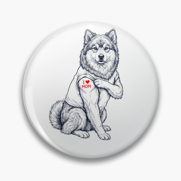 Item preview, Vintage Finnish Lapphund Mom Tattoo Dog Lover designed and sold by TerryConnells.