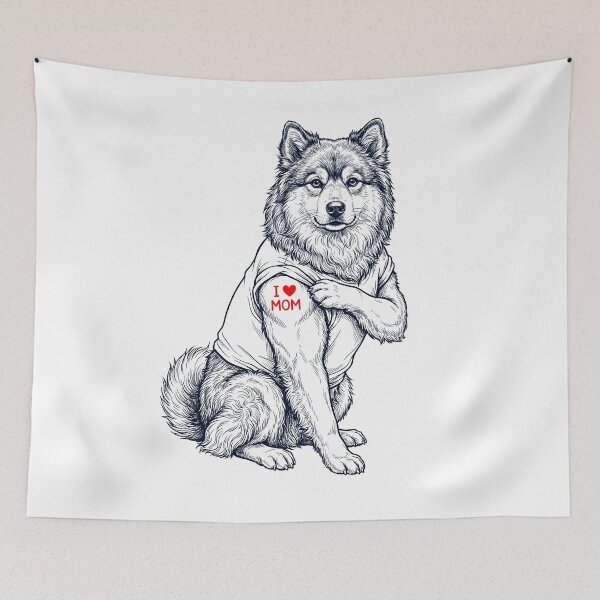 Item preview, Vintage Finnish Lapphund Mom Tattoo Dog Lover designed and sold by TerryConnells.