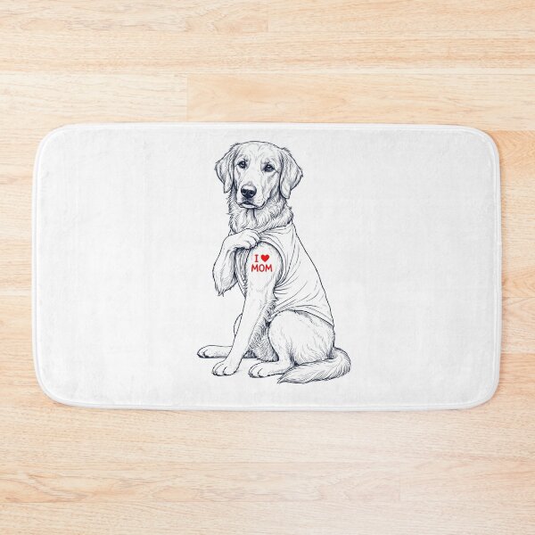 Item preview, Vintage Flat Coated Retriever Mom Tattoo Dog Lover designed and sold by TerryConnells.