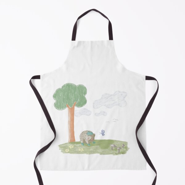 Item preview, Echidna Butterfly Mushrooms Flowers Tree Clouds Illustration designed and sold by Jaana Day.