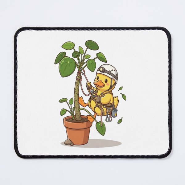 Item preview, Cute Duck Climbing House Plant designed and sold by Ella_Sketch.