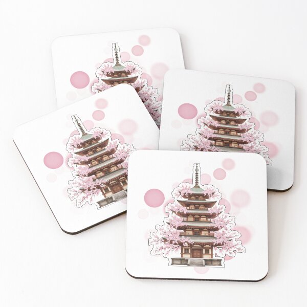 Item preview, Traditional Japanese Temple Architecture Japan Travel Design designed and sold by iamKRUK.