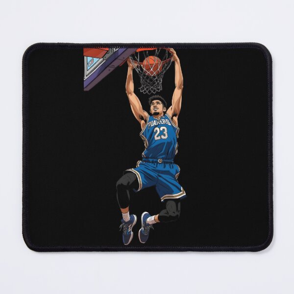 Item preview, Explosive Basketball Slam Dunk Art designed and sold by THE OASIS.