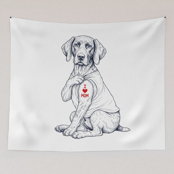 Item preview, Vintage German Shorthaired Pointer Mom Tattoo Dog Lover designed and sold by TerryConnells.
