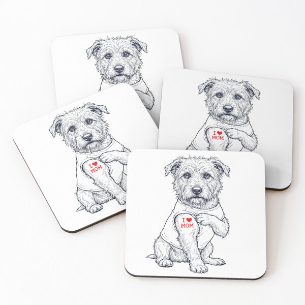 Item preview, Vintage Glen of Imaal Terrier Mom Tattoo Dog Lover designed and sold by TerryConnells.