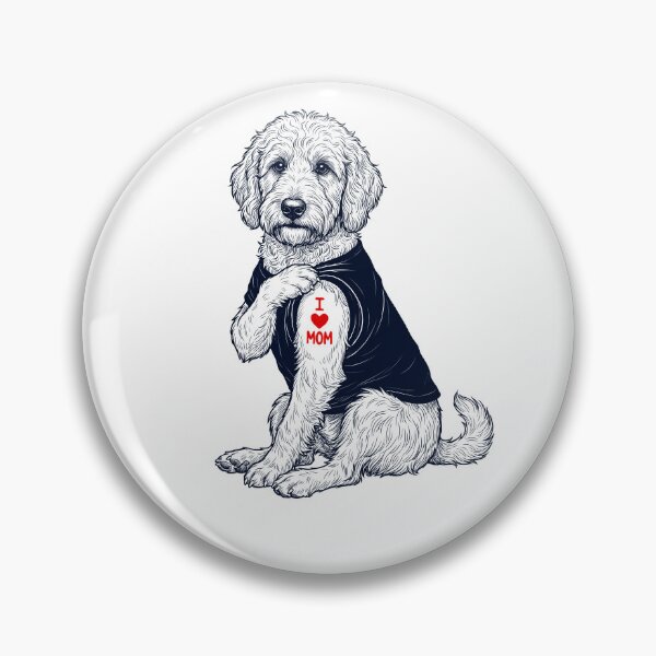 Item preview, Vintage Goldendoodle Mom Tattoo Dog Lover designed and sold by TerryConnells.