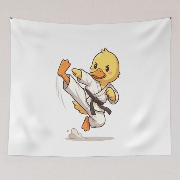 Item preview, Cute Karate Duck Martial Arts designed and sold by Ella_Sketch.